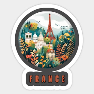 France Europe Sticker